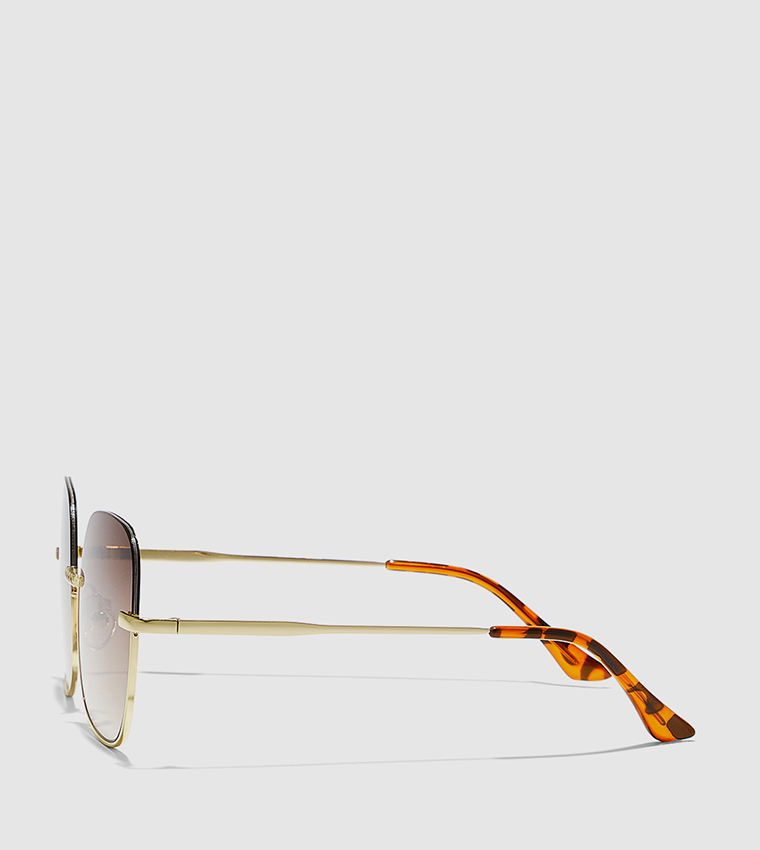 Geo Full Rim Square Sunglasses