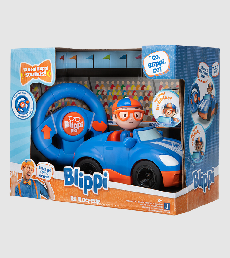 Buy BLIPPI @ R&B Kids Blippi Rc Vehicle Race Car Battery Operated In ...