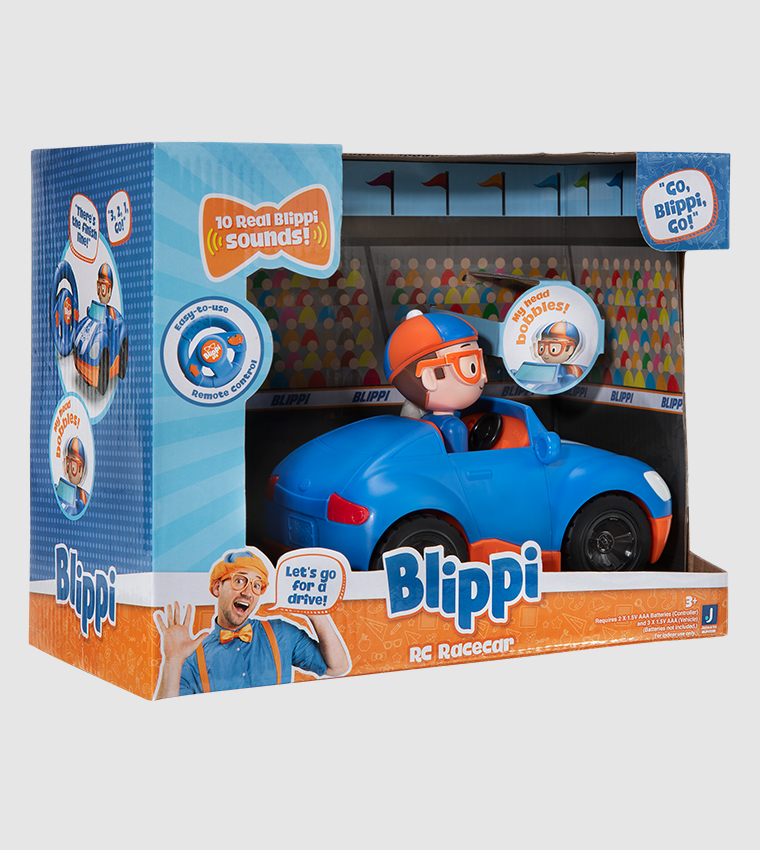 Buy BLIPPI @ R&B Kids Blippi Rc Vehicle Race Car Battery Operated In ...