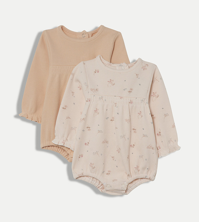 2 Pack Long Sleeves Bodysuits
