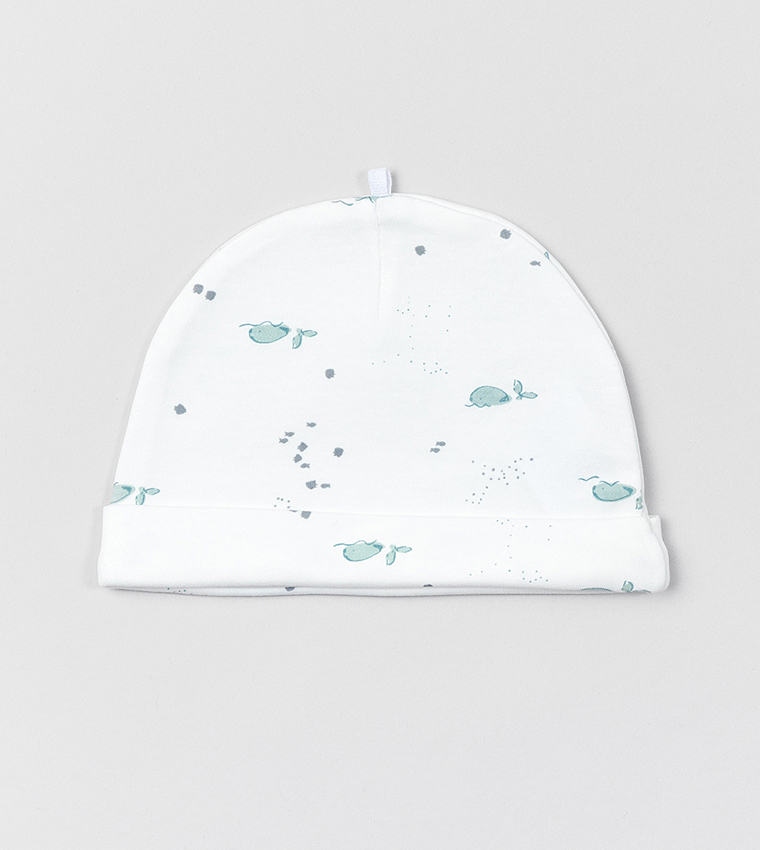 3-Pack Printed Beanie Caps