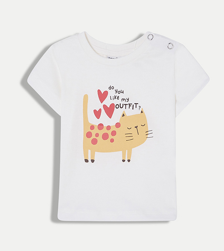 Graphic Print Short Sleeves T-Shirt