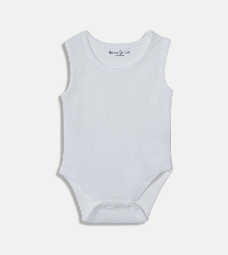 Solid Sleeveless Bodysuit