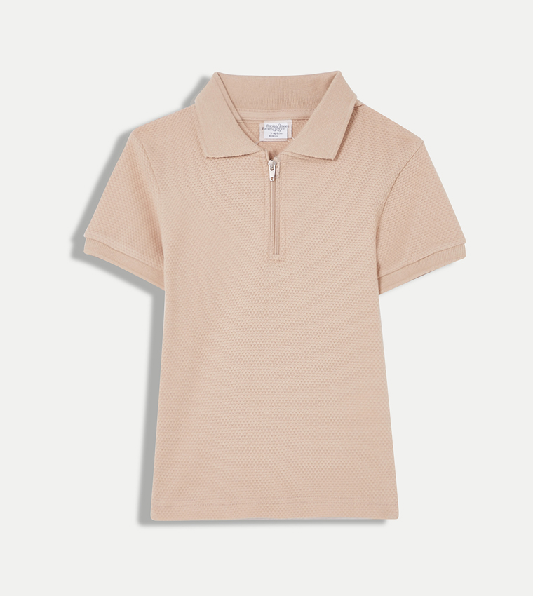 Textured Collared Co-Ord Set