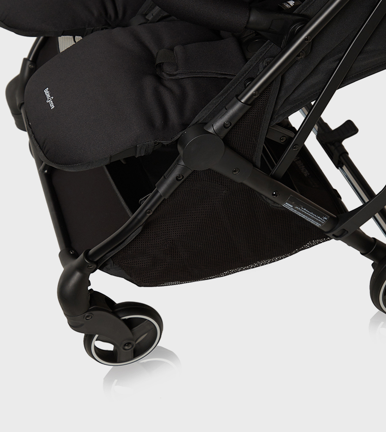 Twin Stroller – Black (From Birth to 22kg)