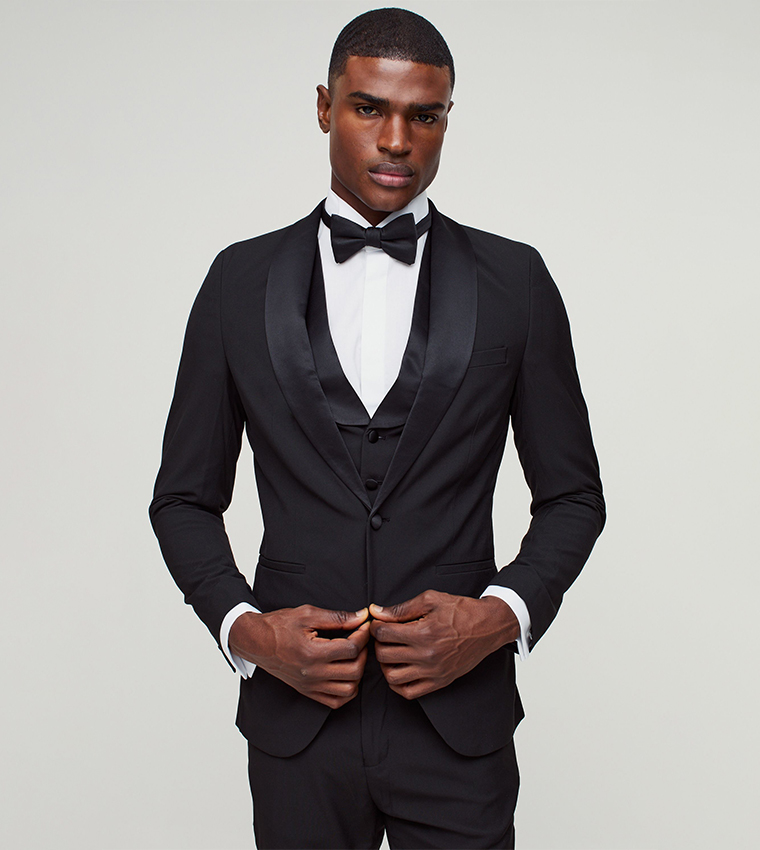 Long Sleeves Tuxedo Single Breasted Blazer