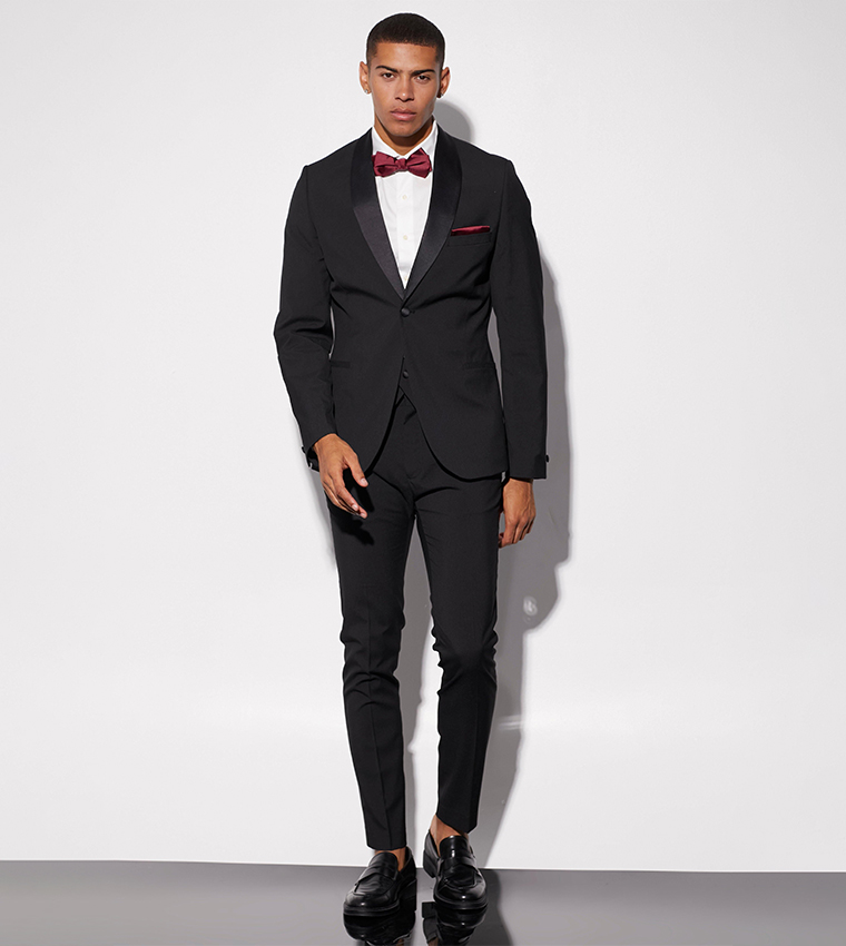 Long Sleeves Tuxedo Single Breasted Blazer