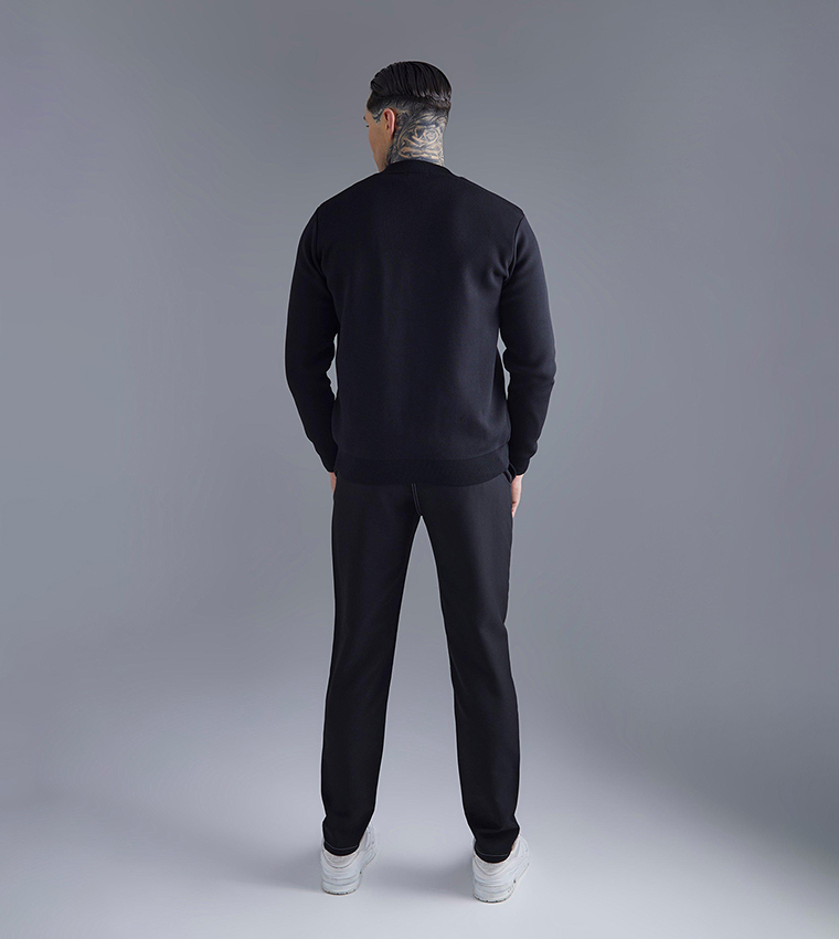 Smart Knitted Bomber Jacket