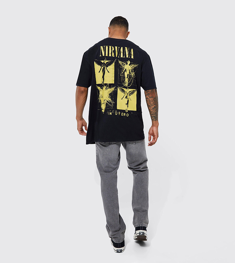 Oversized Nirvana Crew Neck T-Shirt