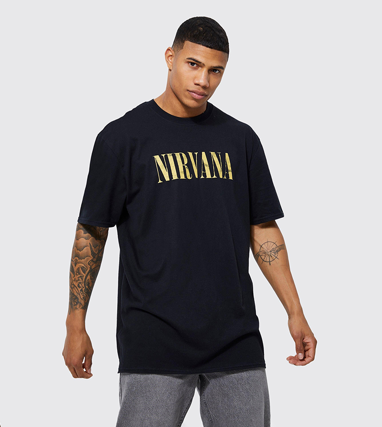 Oversized Nirvana Crew Neck T-Shirt