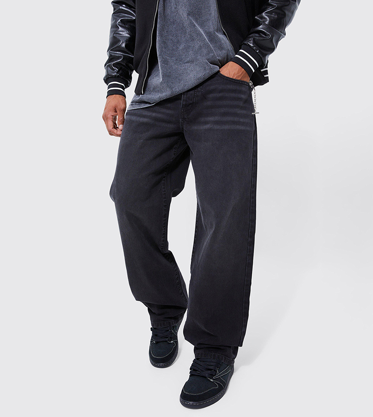 Faded Baggy Fit Jeans