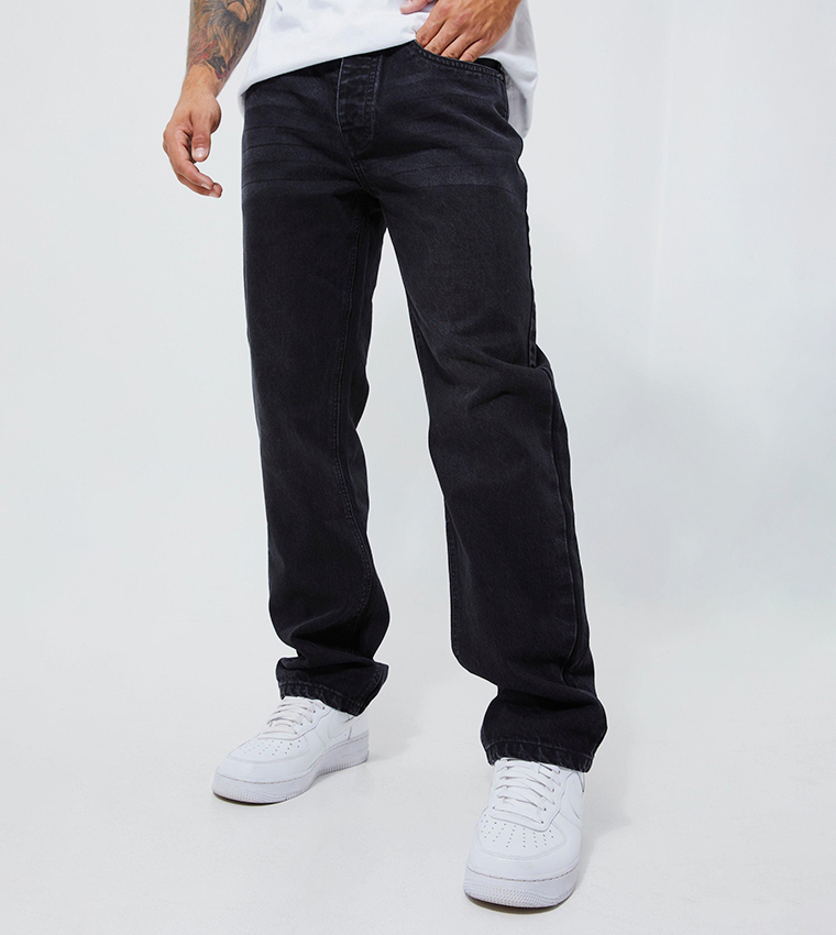 Relaxed Fit Rigid Jeans