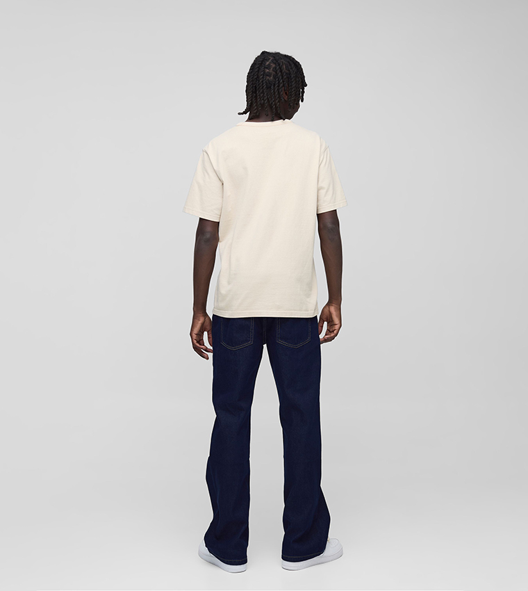 Rigid Flare Relaxed Fit Jeans
