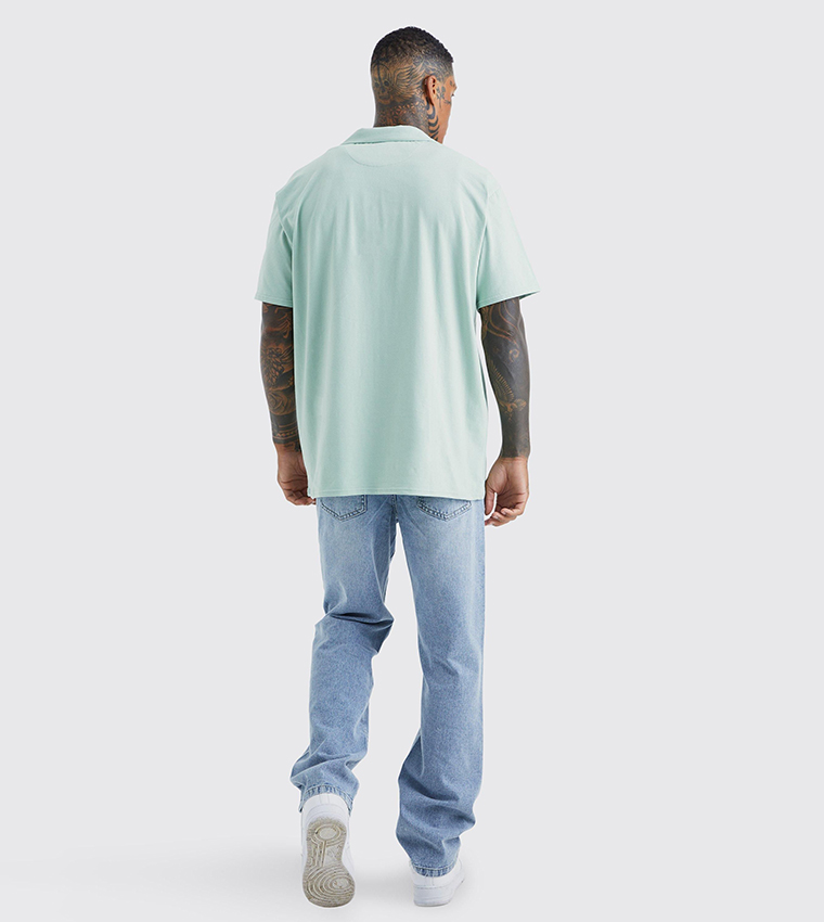 Washed Mid Rise Relaxed Fit Jeans