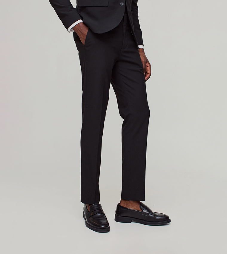 Mid Rise Skinny Fit Formal Trousers
