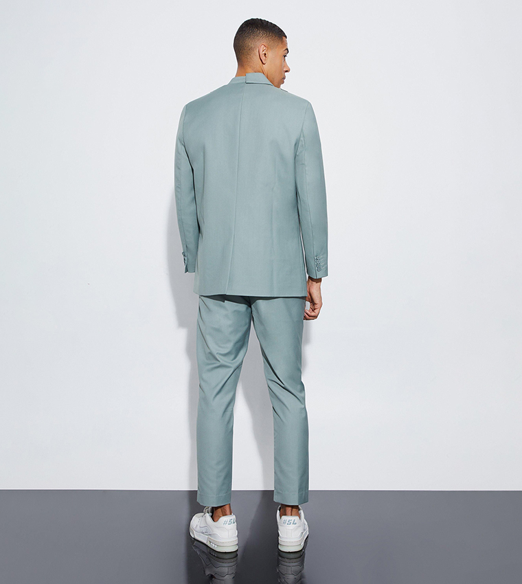 Regular Fit Overlay Detail Blazer