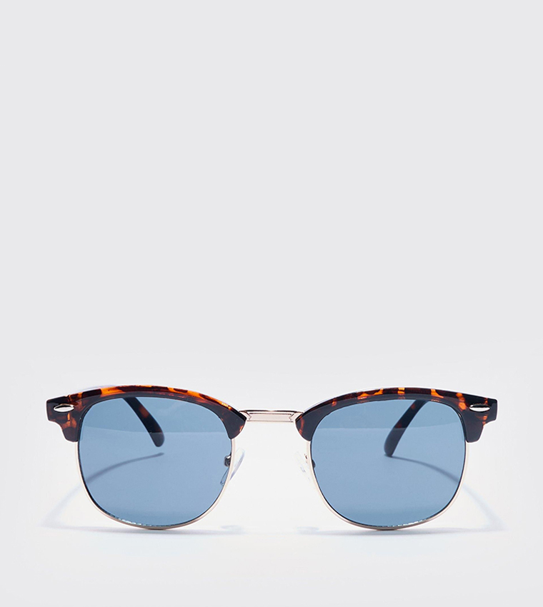 Tortoise Shell Clubmaster Sunglasses