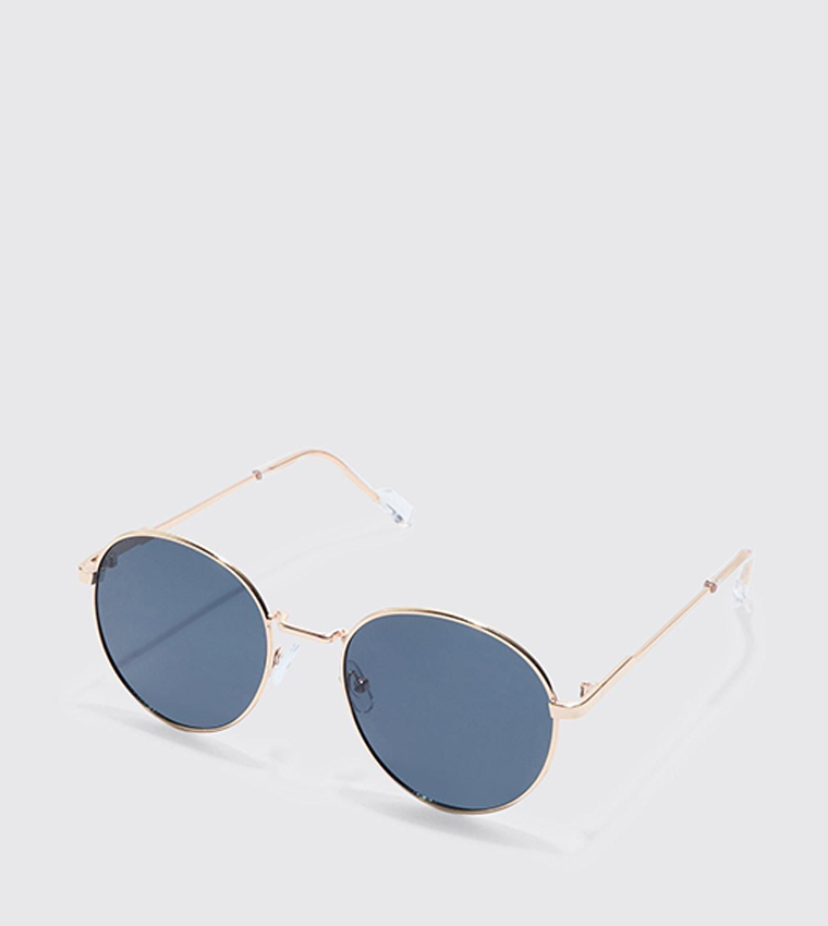Metal Rim Round Sunglasses