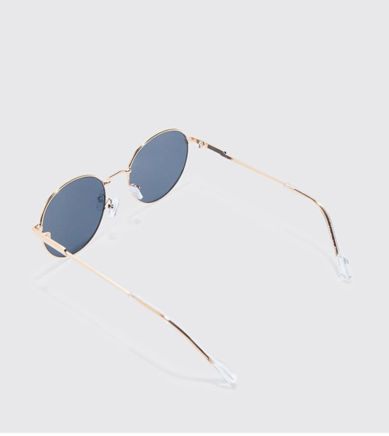 Metal Rim Round Sunglasses