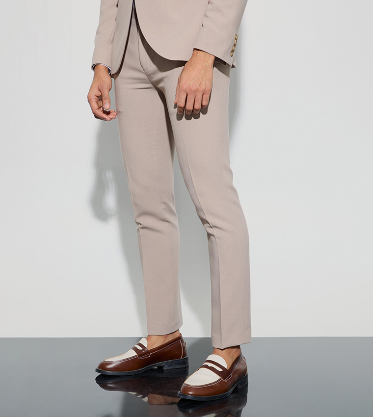 Jersey Skinny Fit Formal Trousers