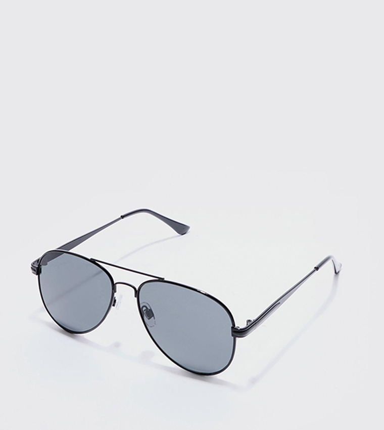Metal Rim Aviator Sunglasses