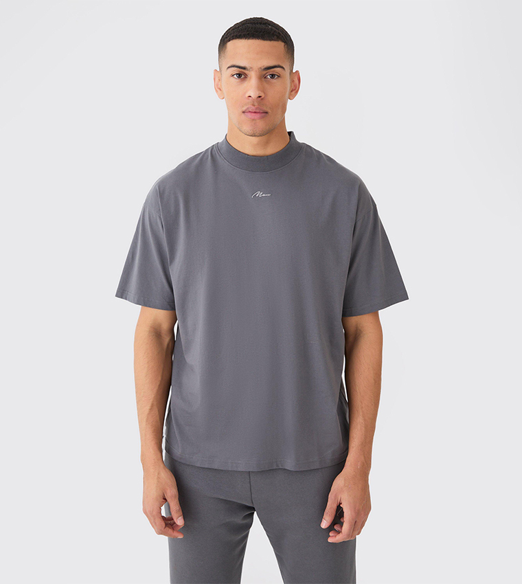 Signature Oversized Crew Neck T-Shirt and Jogger Set