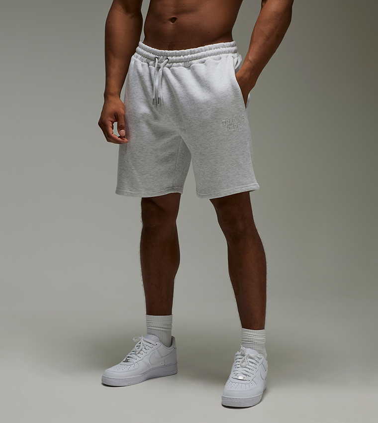 Training Dept Oversized 7Inch Embossed Shorts