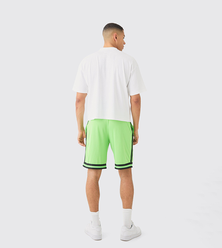 Rick and Morty Print Oversized T-Shirt & Shorts Set