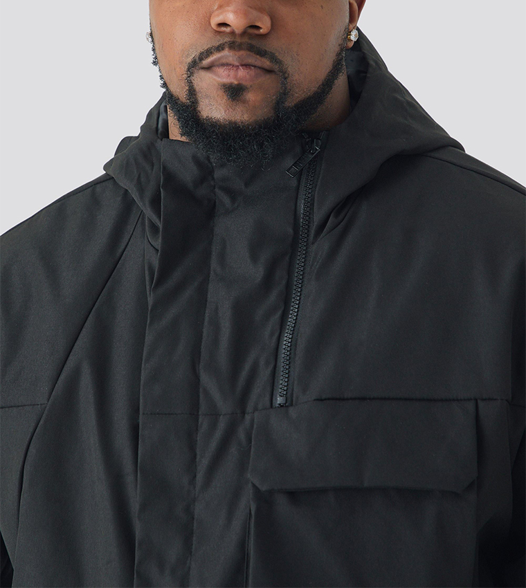 Plus & Tall Lightweight Hooded Regular Fit Jacket