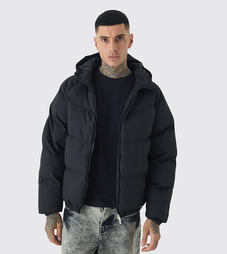 Tall Regular Fit Hooded Puffer Coat