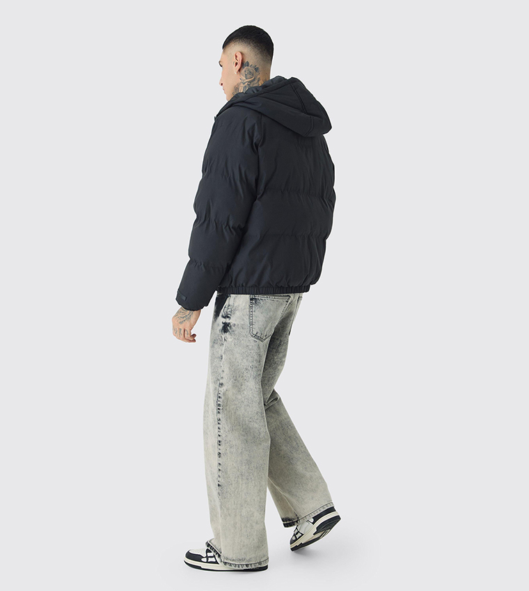 Tall Regular Fit Hooded Puffer Coat