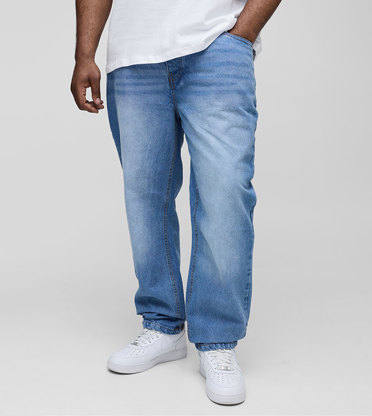 Plus & Tall Rigid Slim Fit Jeans