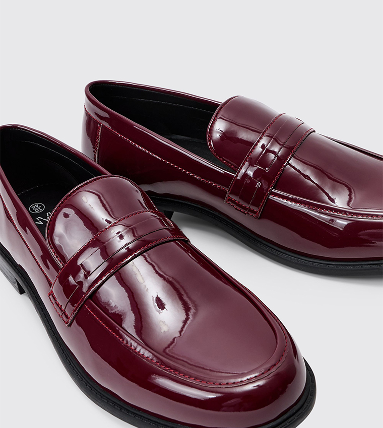 Patent PU Loafers