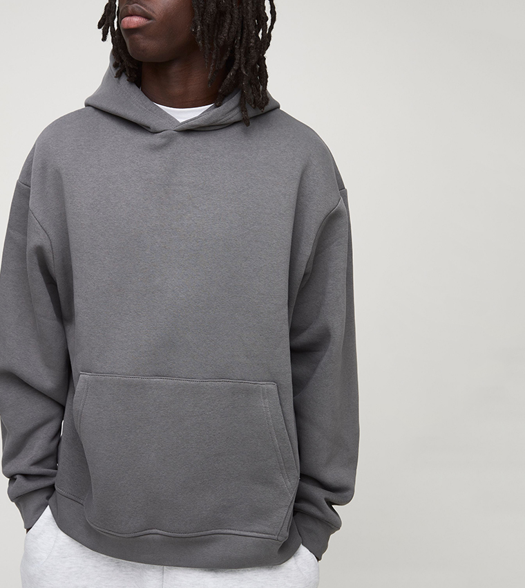 330Gsm Solid Oversized Over The Head Hoodie