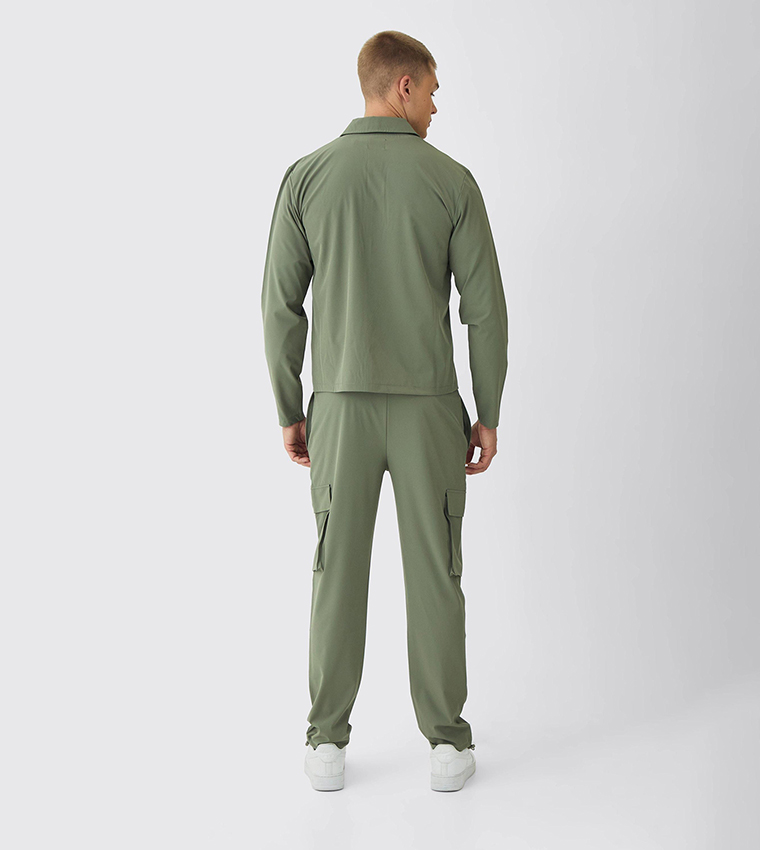 طقم قميص وبنطال كارجو 