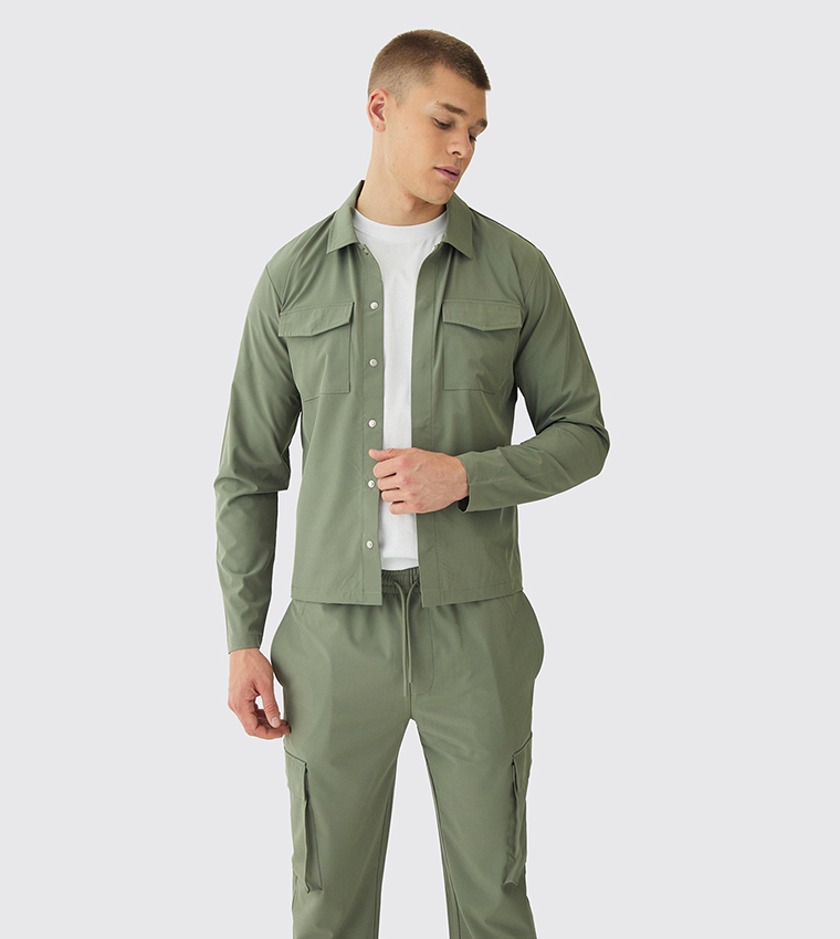 طقم قميص وبنطال كارجو 