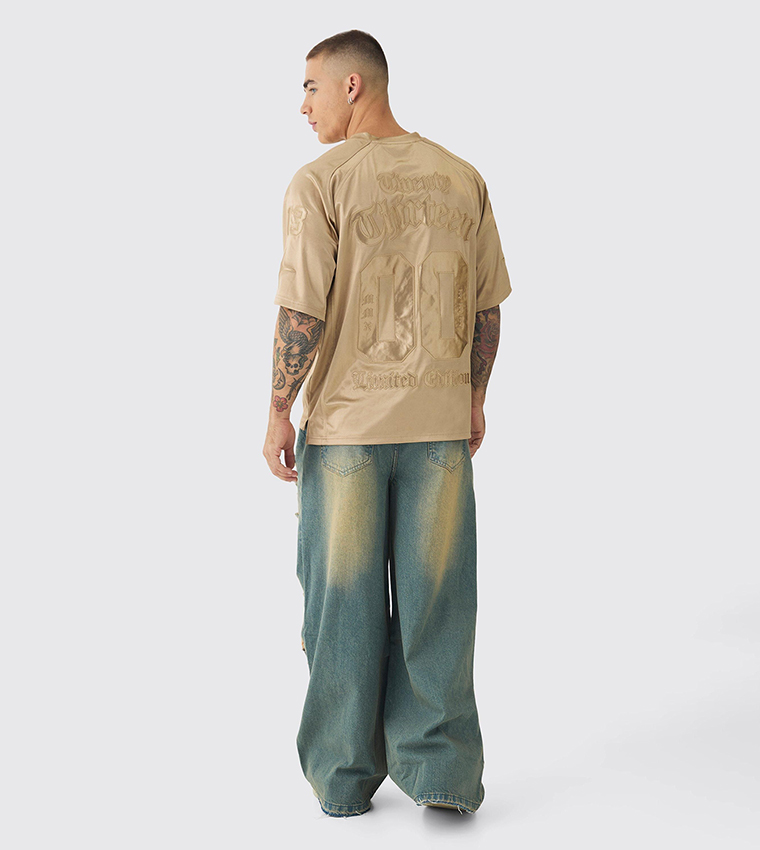 Rigid All Over Ripped Extreme Baggy Jeans