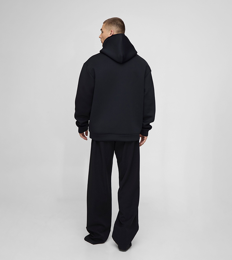 Bonded Snood Scuba Oversized Hoodie