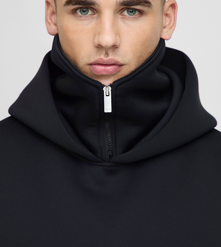 Bonded Snood Scuba Oversized Hoodie
