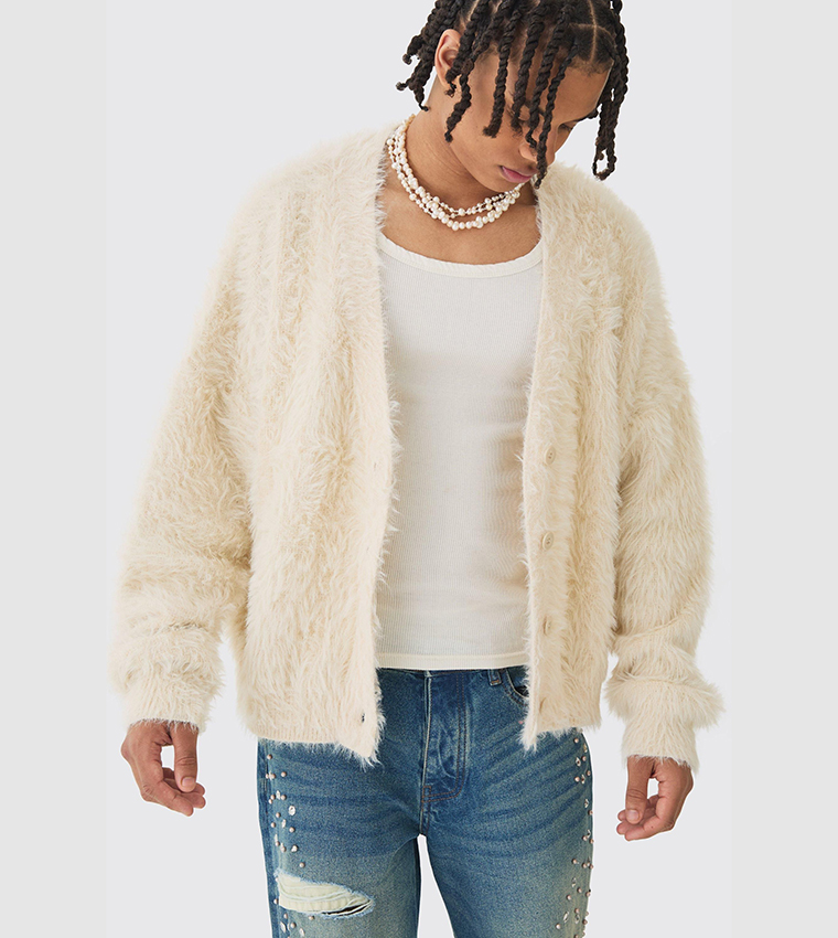 Super Fluffy Knitted Oversized Cardigan
