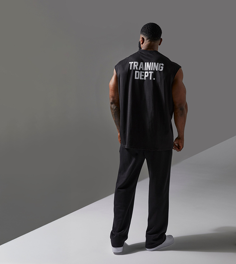 Training Dept Print Oversized Tank Top
