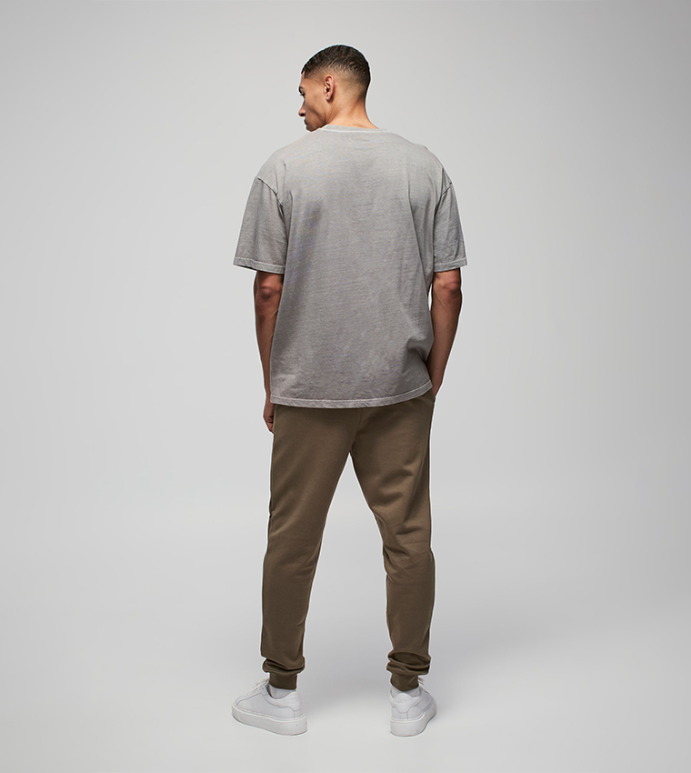 Slim Tapered Fit Heavyweight Interlock Joggers