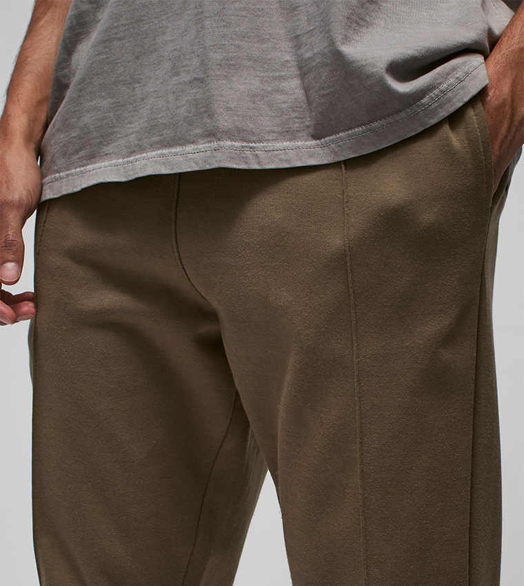 Slim Tapered Fit Heavyweight Interlock Joggers