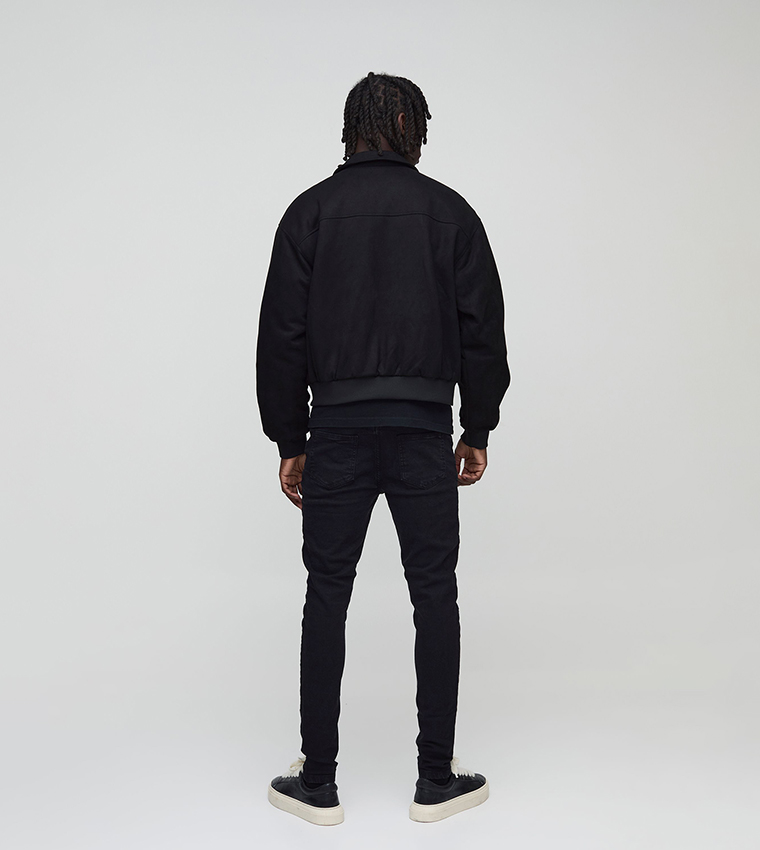 Solid Skinny Fit Stretch Jeans