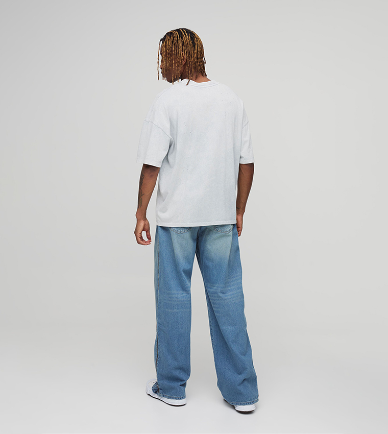Tall Zip Gusset Relaxed Fit Jeans