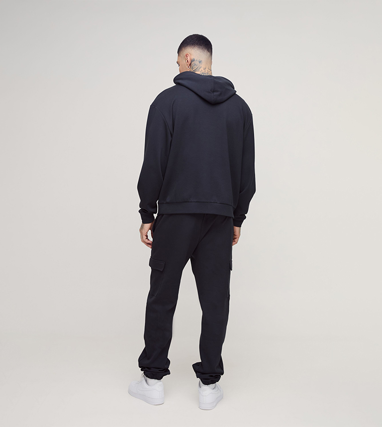 Plus & Tall Interlock Slim Fit Smart Cargo Joggers