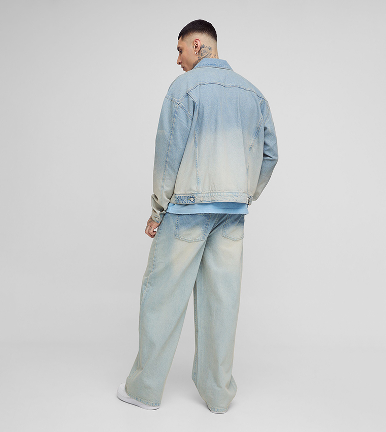 Tall Washed Baggy Fit Jeans