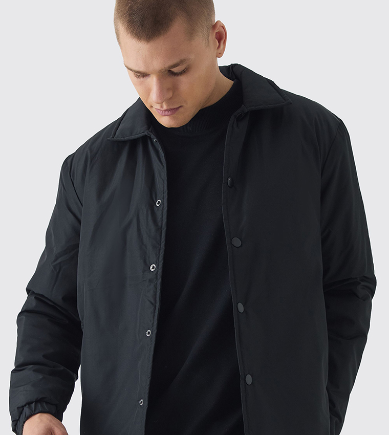 جاكيت مبطن كم طويل 