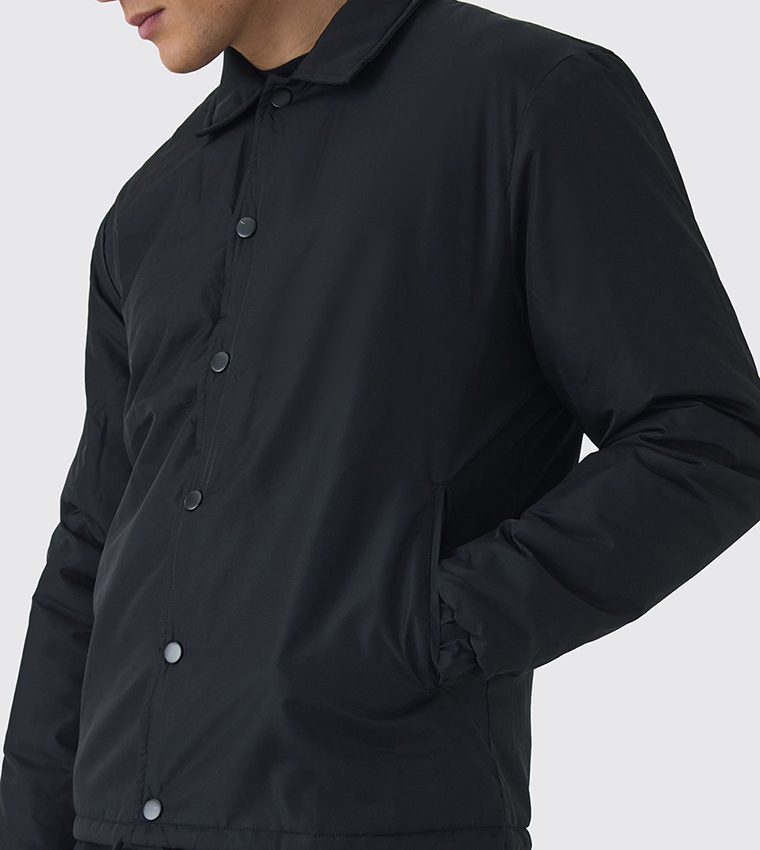 جاكيت مبطن كم طويل 