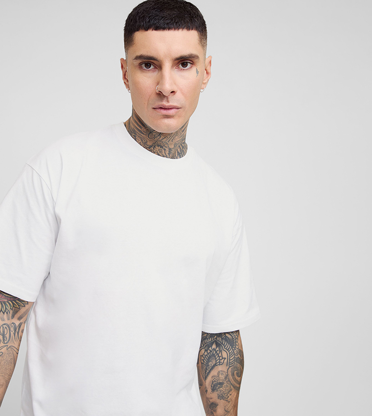 Tall Solid Oversized T-Shirt